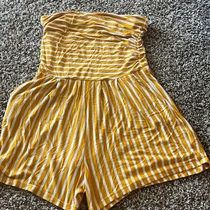 Yellow romper shorts
